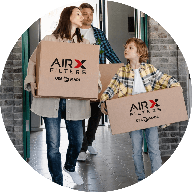 People carrying boxes